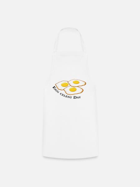 Egg celent Day - Kochschürze - Weiß