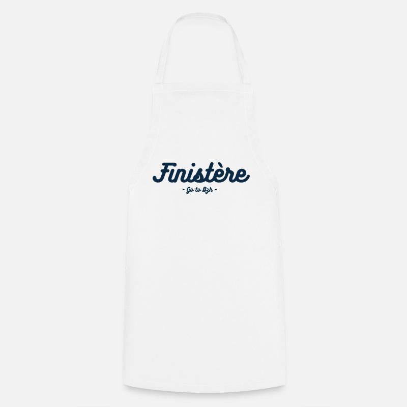 Finistère - Tablier de cuisine - blanc