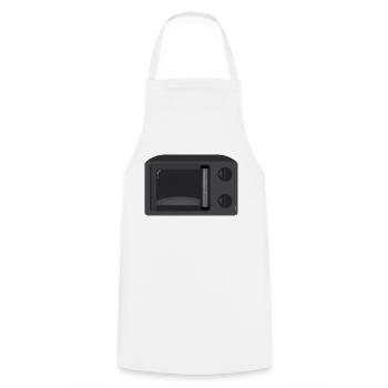 Micro-ondes - Tablier de cuisine - blanc - Devant - AI Model Male 185 dark (185cm)