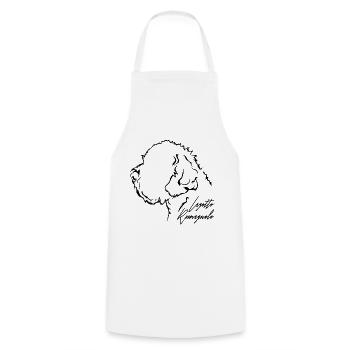 LAGOTTO ROMAGNOLO Profil Hunde Hund Wilsigns - Kochschürze - Weiß - Vorne - AI Model Male 185 dark (185cm)