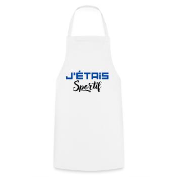 SPORTIF - Tablier de cuisine - blanc - Devant - AI Model Male 185 dark (185cm)