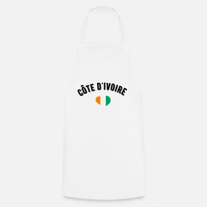 cote d'ivoire - Tablier de cuisine - blanc