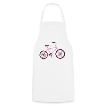 Marathon Triathlon Running Jogging Biking Cycling - Cooking Apron - white - Front - AI Model Male 185 dark (185cm)