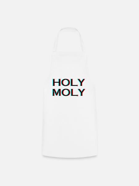 Holy Moly - Kochschürze - Weiß