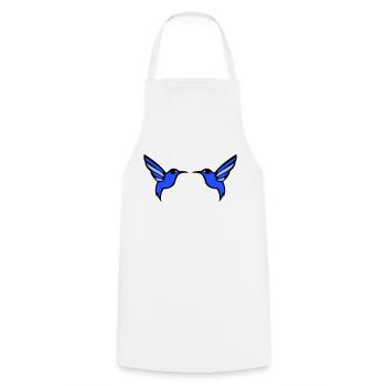 hummingbird bird 2 - Cooking Apron - white - Front - AI Model Male 185 dark (185cm)