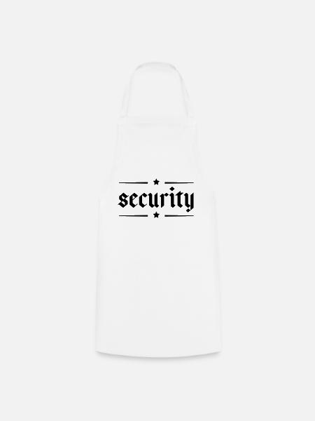 security - Kochschürze - Weiß