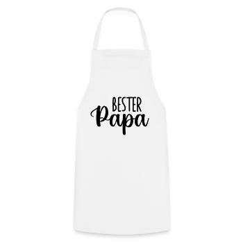 Papa Papa Père Fille Fils Fête des Pères Chemise Homme - Tablier de cuisine - blanc - Devant - AI Model Male 185 dark (185cm)