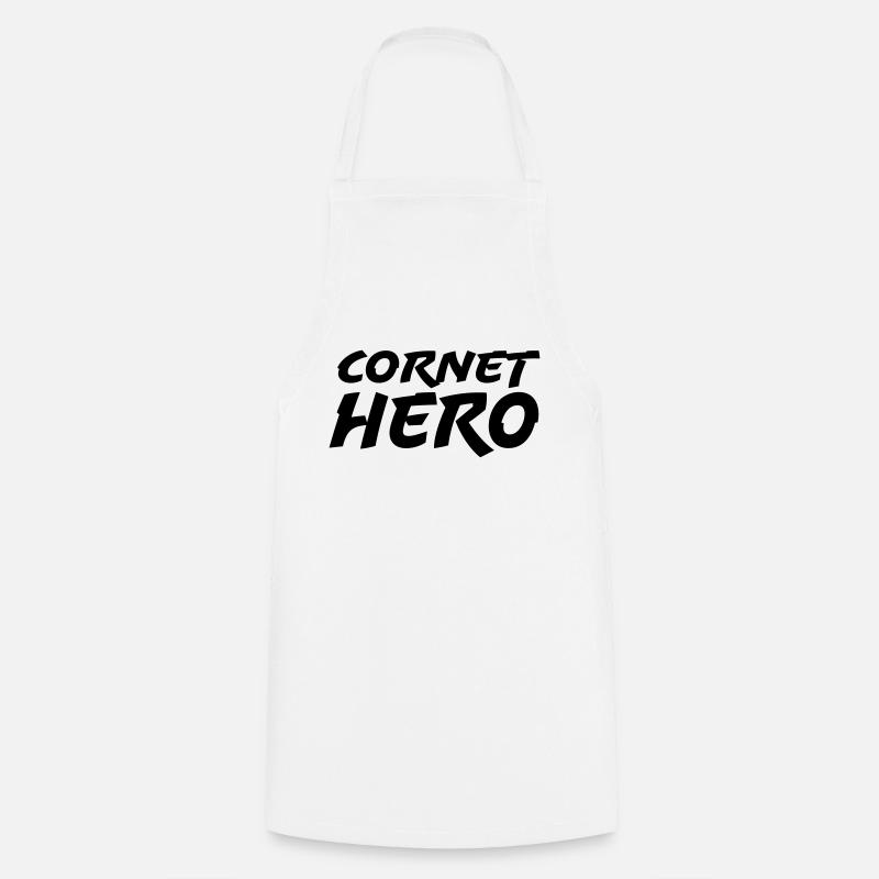 Cornet Hero - Cooking Apron - white