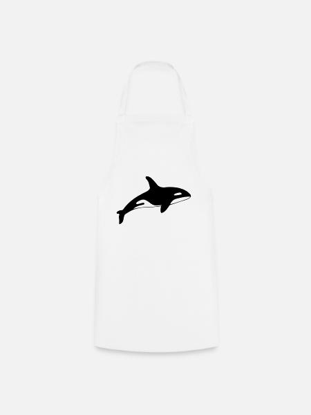 dolphin - Kochschürze - Weiß