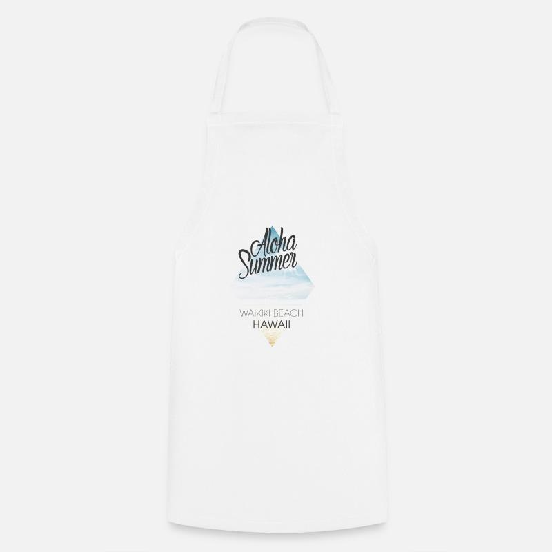 Aloha Summer Hawaii - Tablier de cuisine - blanc