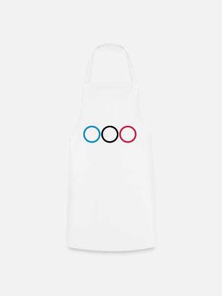 3_anneau - Cooking Apron - white