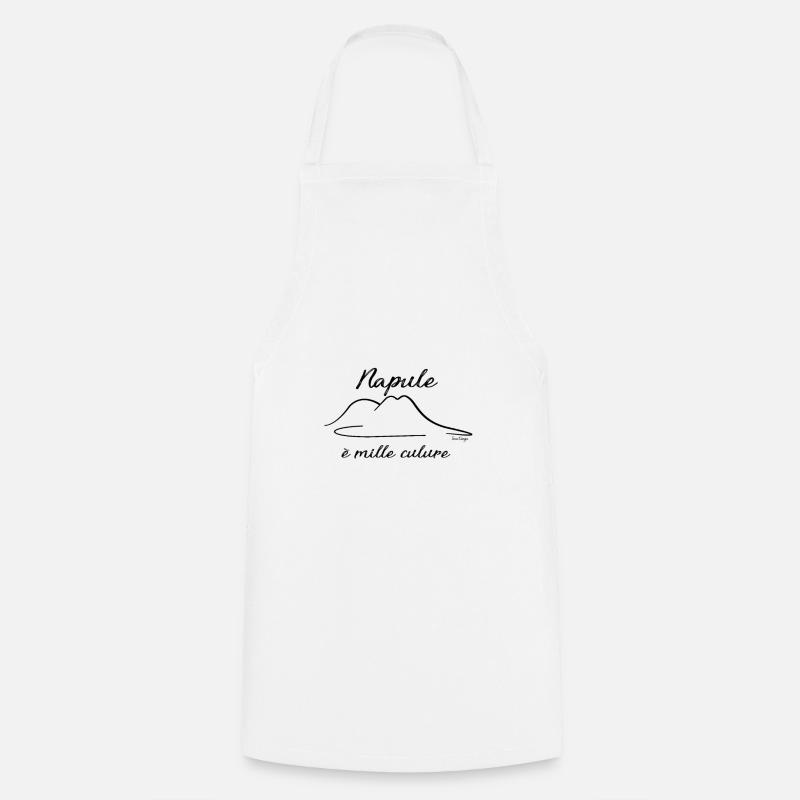 Mille couleurs de Naples - Tablier de cuisine - blanc