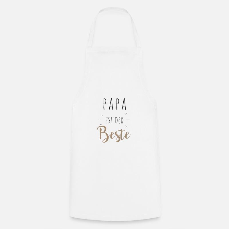 Papa ist der beste - Kochschürze - Weiß