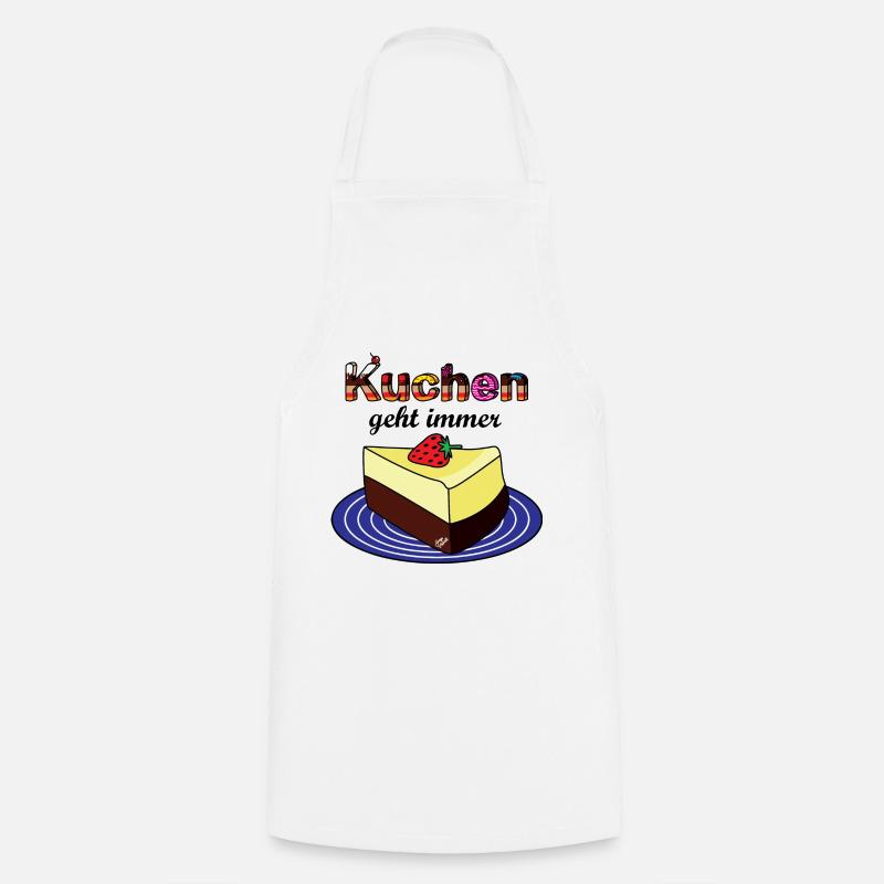 gâteau au fromage - Tablier de cuisine - blanc