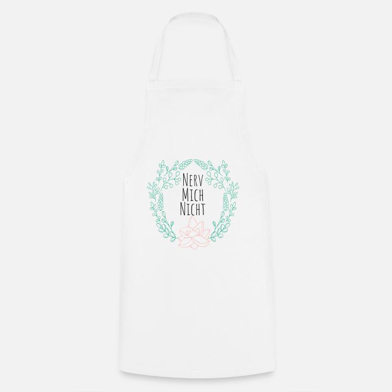 Ne m'énerve pas - Tablier de cuisine - blanc
