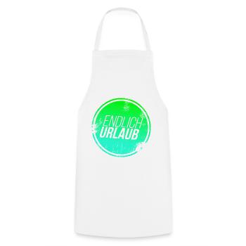 Holiday - Cooking Apron - white - Front - AI Model Male 185 dark (185cm)
