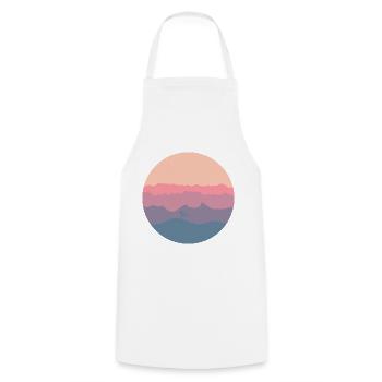 Mountain bike mountain mtb bike MTB bike outdoor - Cooking Apron - white - Front - AI Model Male 185 dark (185cm)