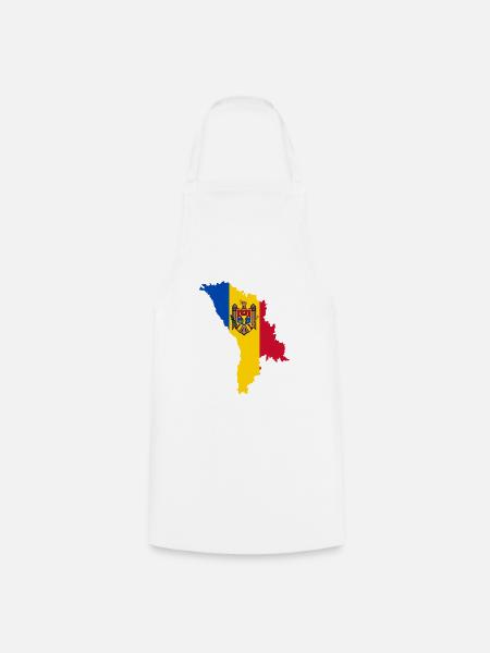 moldova - Kochschürze - Weiß