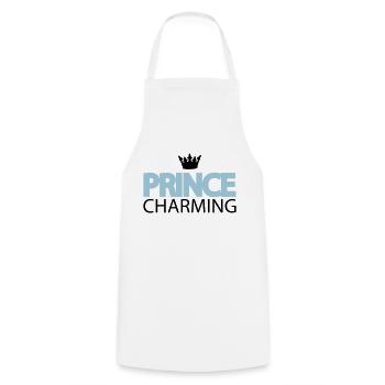 prince_charming - Cooking Apron - white - Front - AI Model Male 185 dark (185cm)