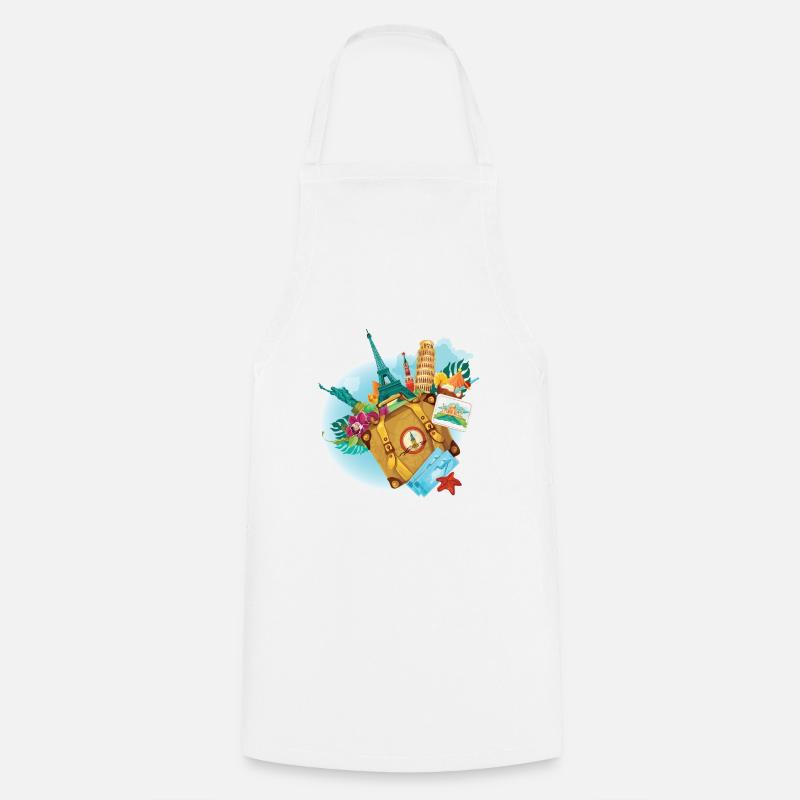 Voyage - Tablier de cuisine - blanc