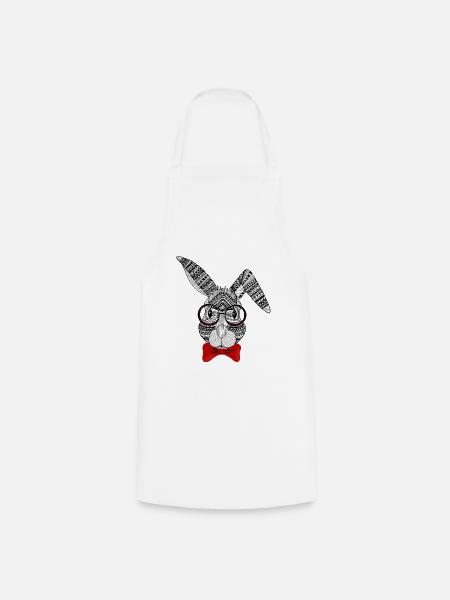 Hase - Kochschürze - Weiß