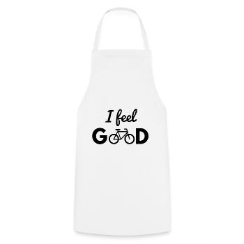 Bicycle, bike, bike, bike, biking, sport - Cooking Apron - white - Front - AI Model Male 185 dark (185cm)