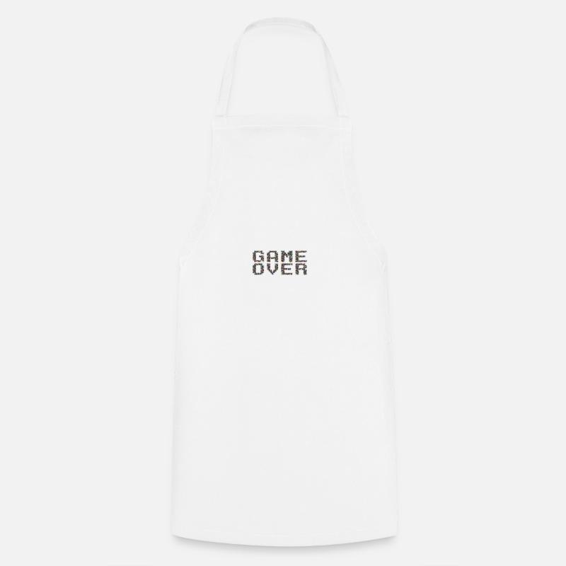Game Over - Cooking Apron - white