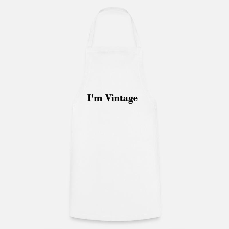 I’m Vintage old old - Tablier de cuisine - blanc
