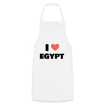 i love egypt - Kochschürze - Weiß - Vorne - AI Model Male 185 dark (185cm)
