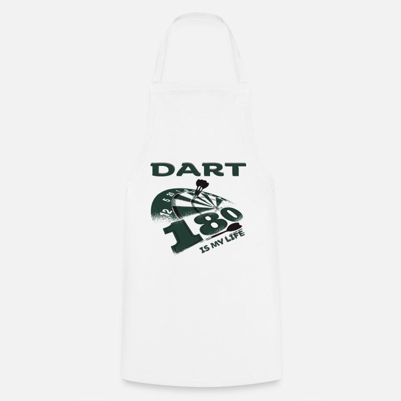 Darts darts - Cooking Apron - white