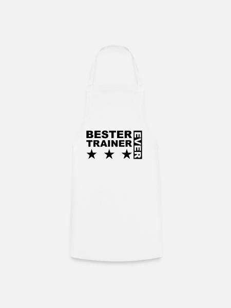 Bester Trainer - Kochschürze - Weiß