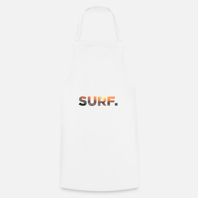 Surf surf surf surfeur surfeur - Tablier de cuisine - blanc