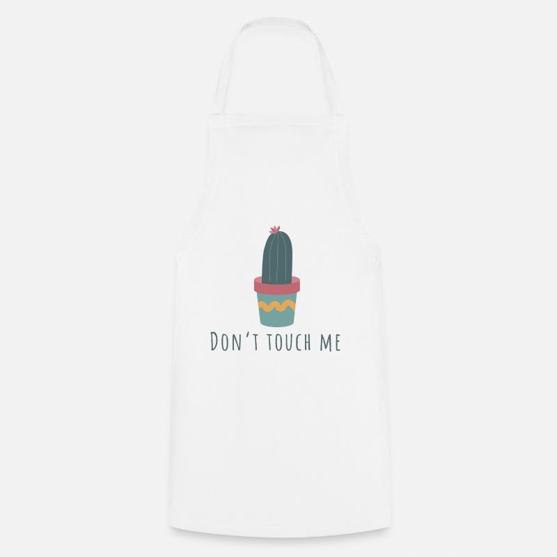 Don’t. Touch me - Tablier de cuisine - blanc