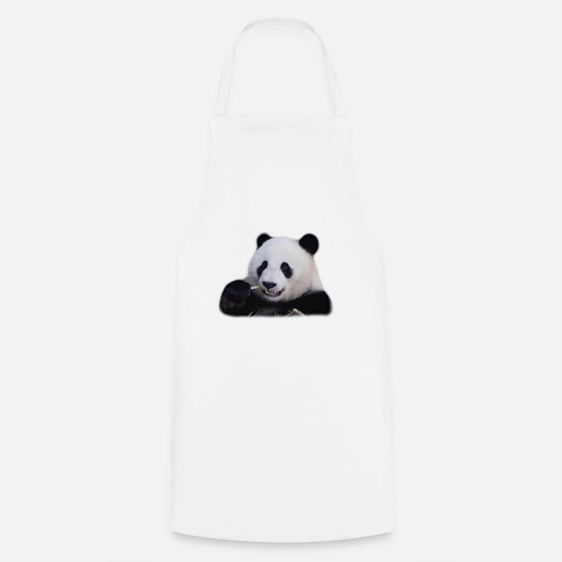 Panda, ours panda, ours - Tablier de cuisine - blanc