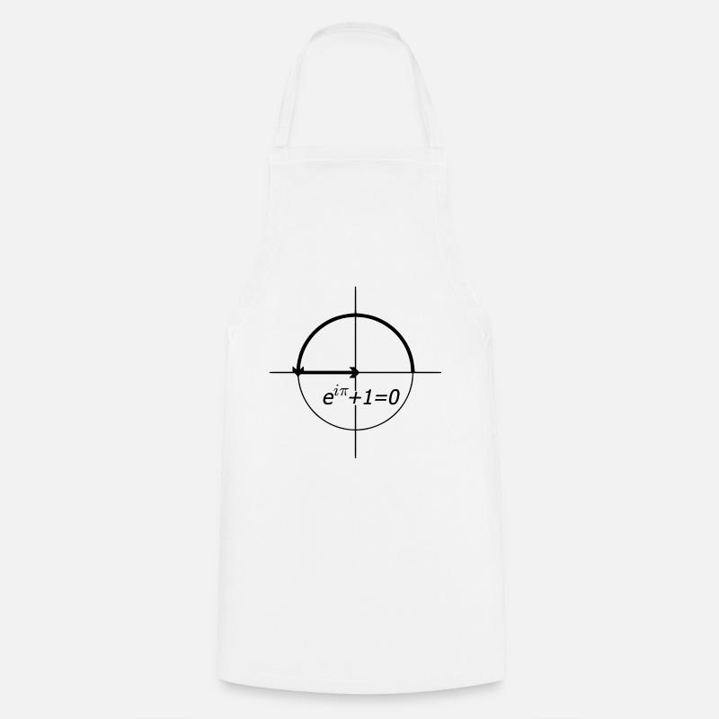 l'identité d'euler (euler) - Tablier de cuisine - blanc