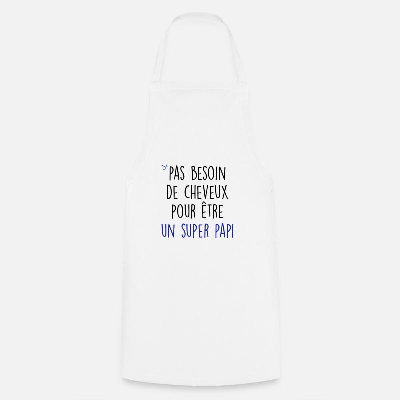 super papii - Tablier de cuisine - blanc