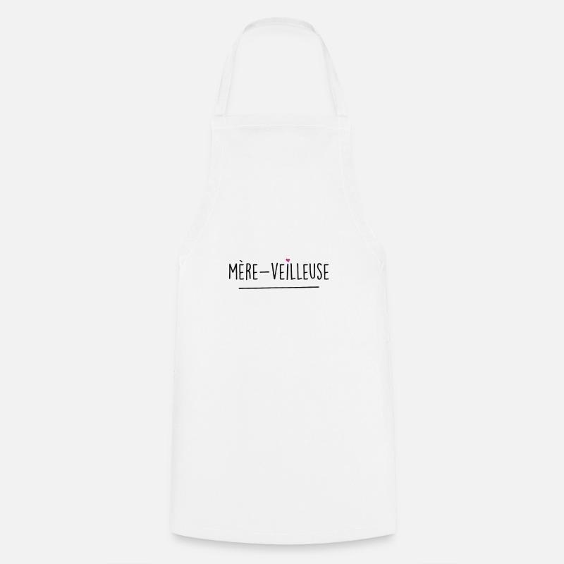 mère veilleuse - Tablier de cuisine - blanc