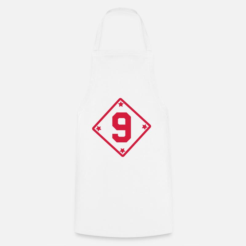 *** 9 *** - Kochschürze - Weiß