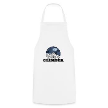 Climbing - Cooking Apron - white - Front - AI Model Male 185 dark (185cm)