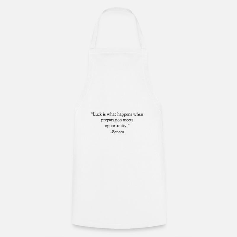 Citation du philosophe - Tablier de cuisine - blanc