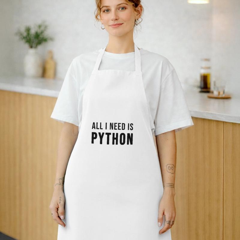 All I need is Python Cooking Apron