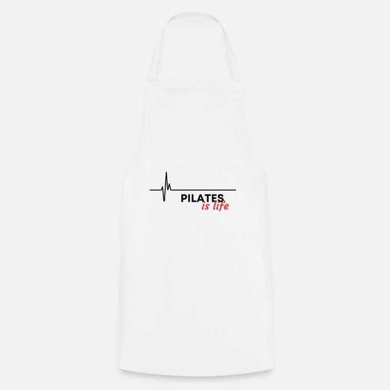 Pilates ist Leben - Kochschürze - Weiß