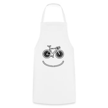 Vélo de course Smile - Tablier de cuisine - blanc - Devant - AI Model Male 185 dark (185cm)