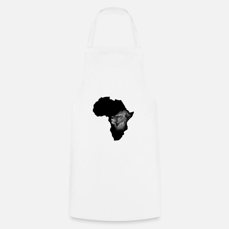 Afrique lion - Tablier de cuisine - blanc