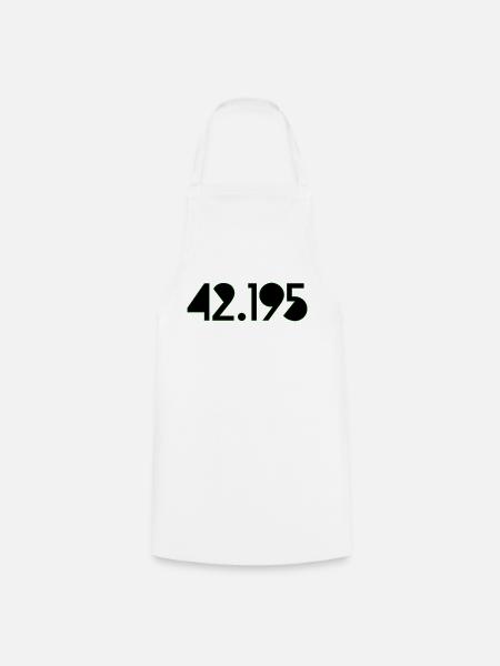 42 195 K - Tablier de cuisine - blanc