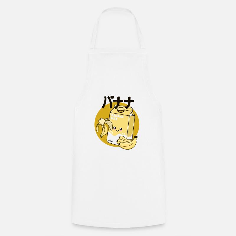 Lait de banane - Tablier de cuisine - blanc