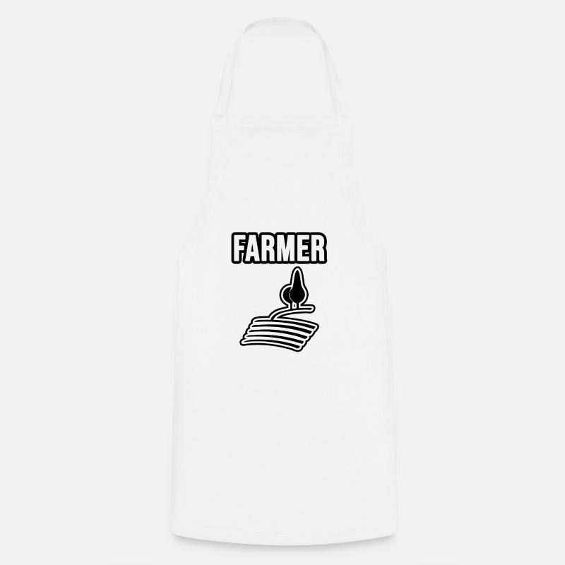 Farmer, farmer and farmer - Cooking Apron - white