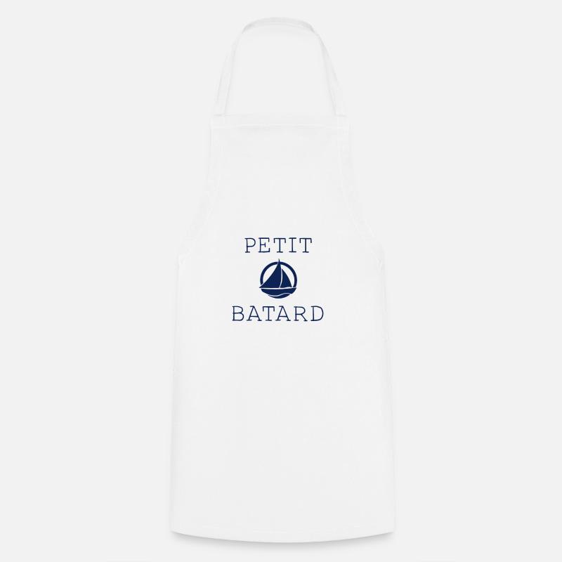 Petit batard logo - Tablier de cuisine - blanc