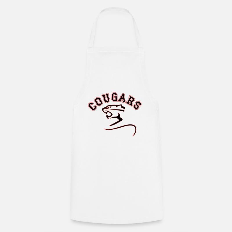 Basket-ball Cougar - Tablier de cuisine - blanc
