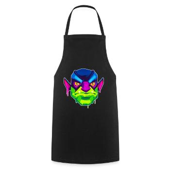 Un design de monstre orc beau et amusant - Tablier de cuisine - noir - Devant - AI Model Male 185 dark (185cm)